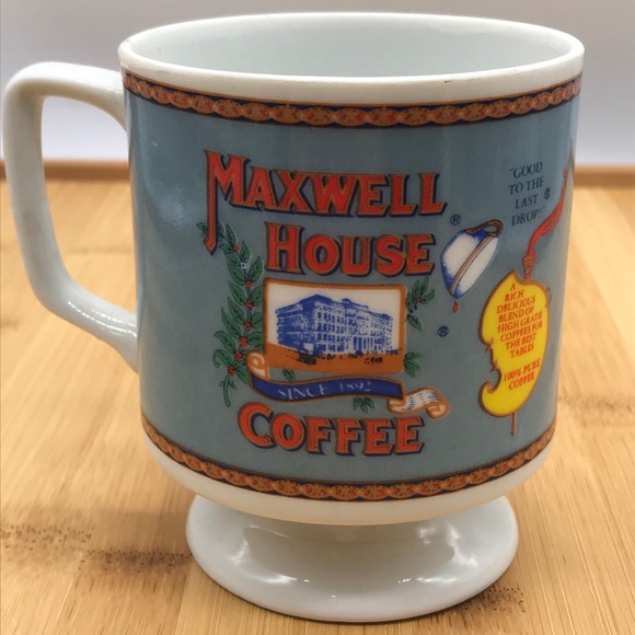 Maxwell House Vintage Coffee Cups Set of 2 - Picture 6 of 10